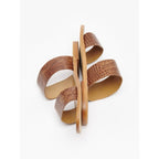 White Sun - Mules Natica - Croco Tan - Femme