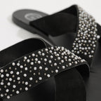 White Sun - Mules Papiro - Negro - Mujer