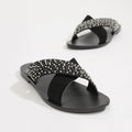 White Sun - Mules Papiro - Negro - Mujer