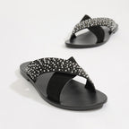 White Sun - Mules Papiro - Negro - Mujer
