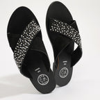 White Sun - Mules Papiro - Negro - Mujer