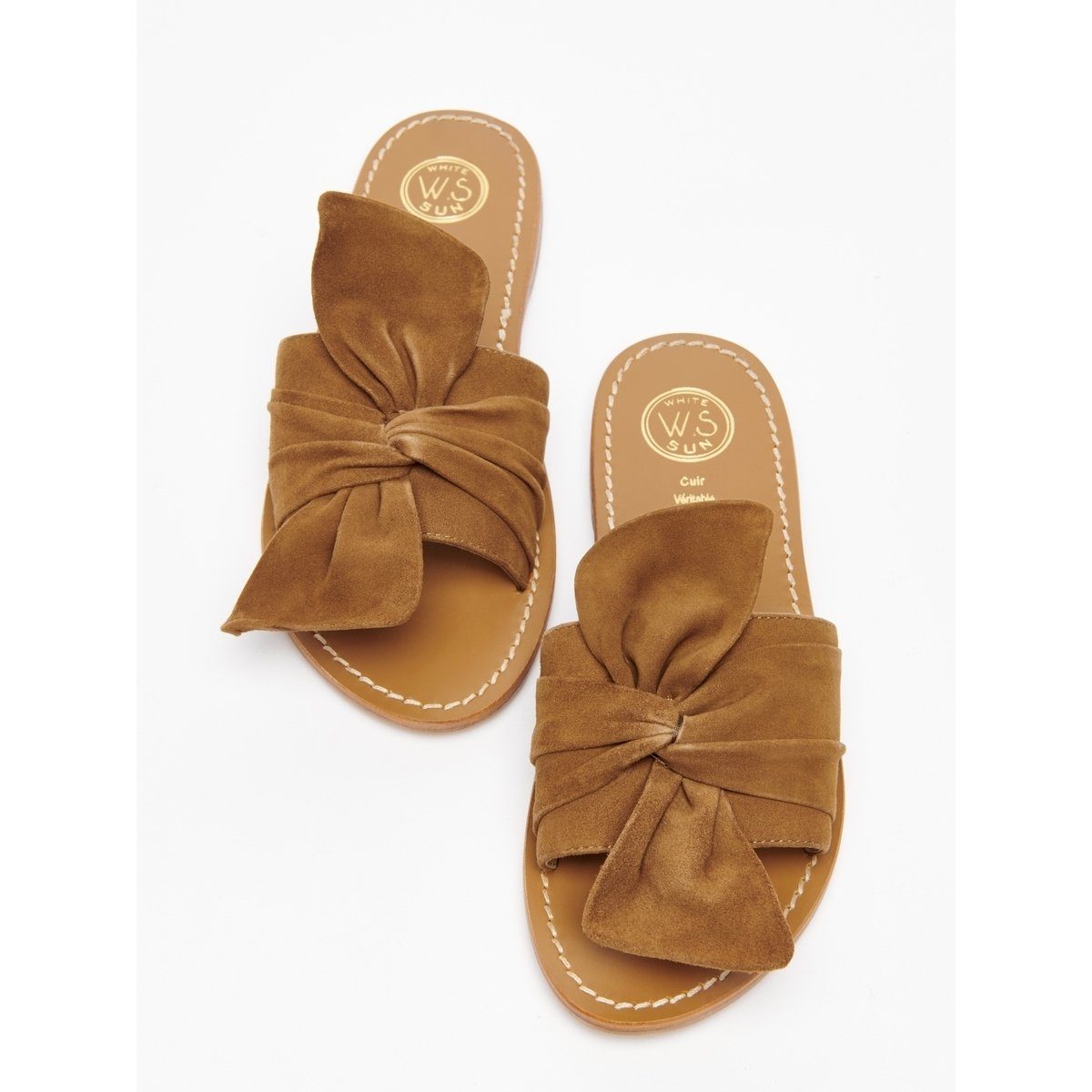 White Sun - Mules Simpatica - Ante de cabra camel - Camel