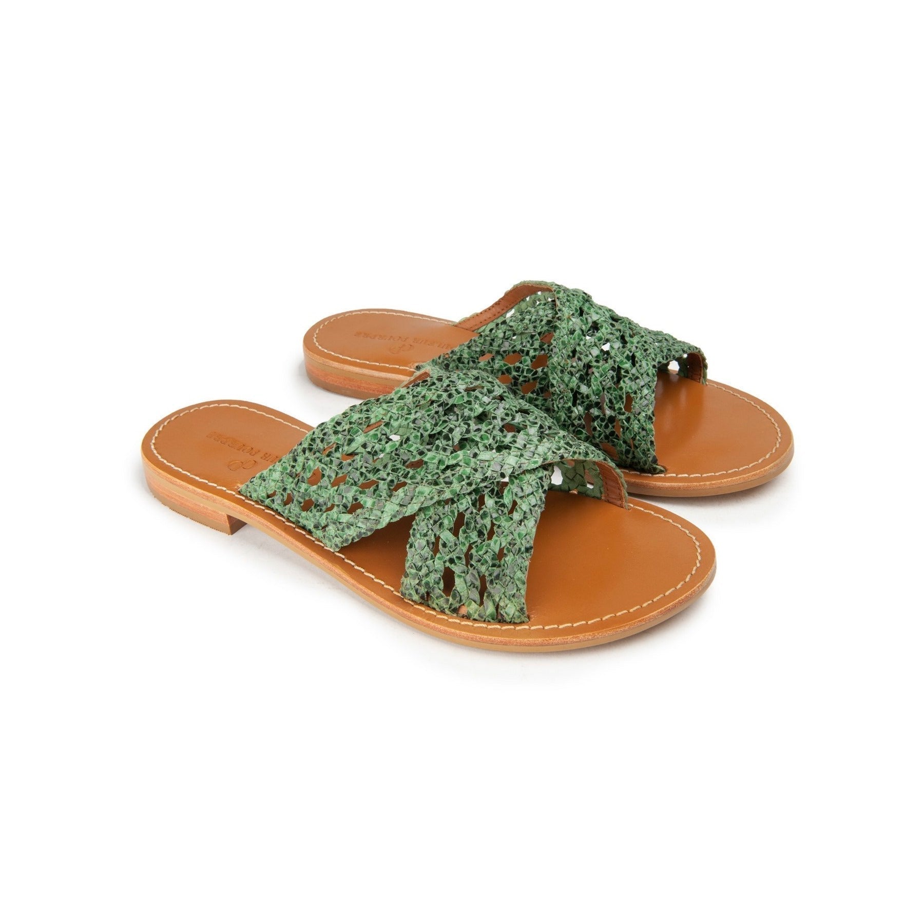 Mules Tanjore - Green Teju