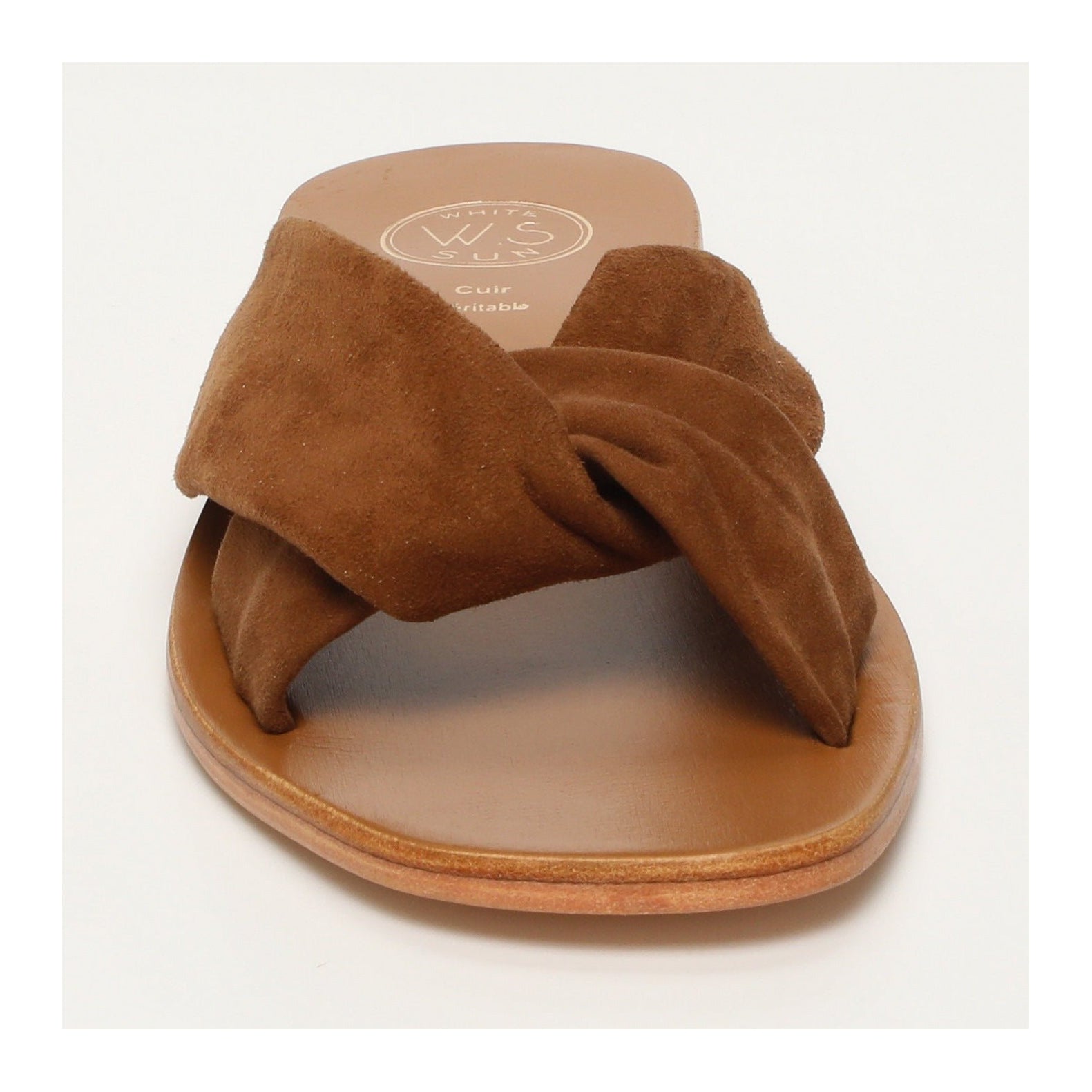 White Sun - Mules Bansari - Ante de cabra camel - Marrón