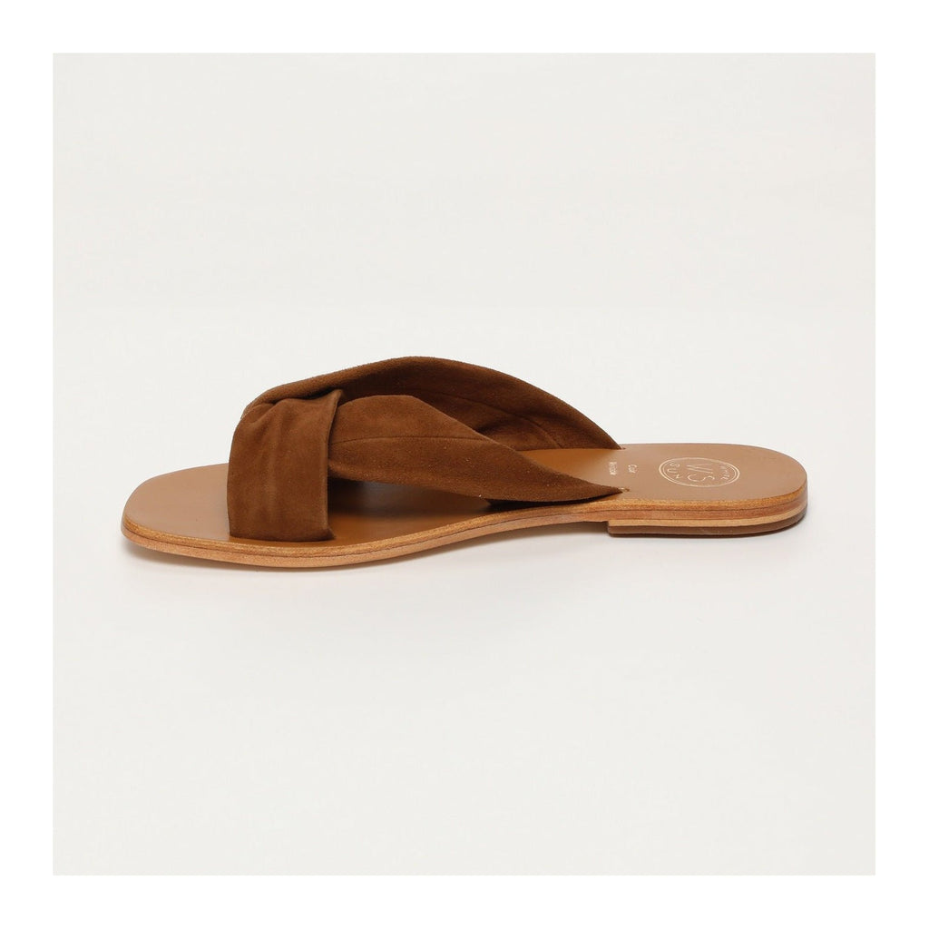 White Sun - Mules Bansari - Ante de cabra camel - Marrón