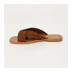 White Sun - Mules Bansari - Ante de cabra camel - Marrón