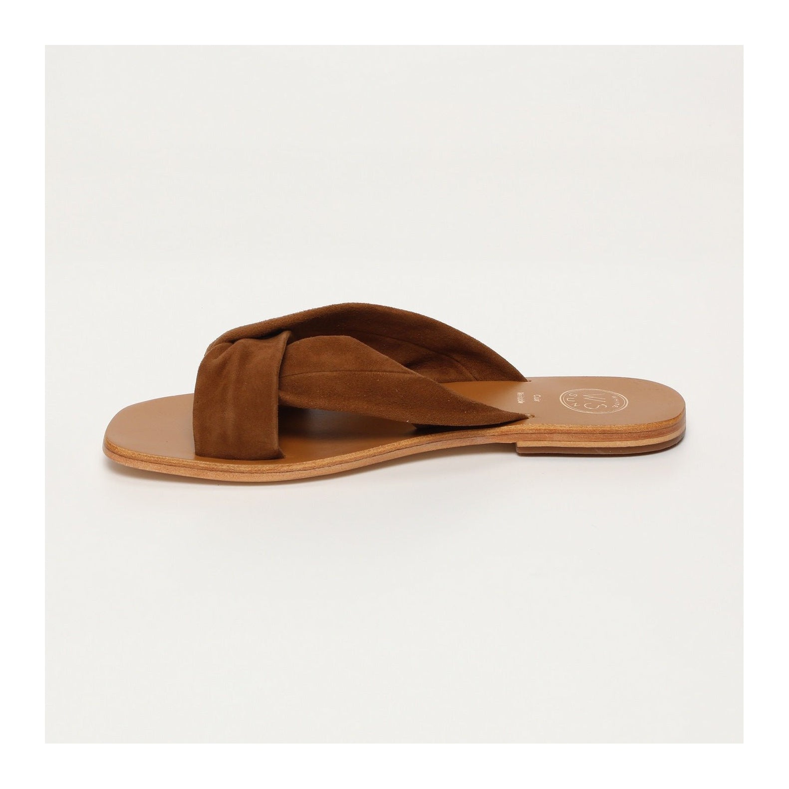 White Sun - Mules Bansari - Ante de cabra camel - Marrón