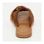 White Sun - Mules Bansari - Ante de cabra camel - Marrón