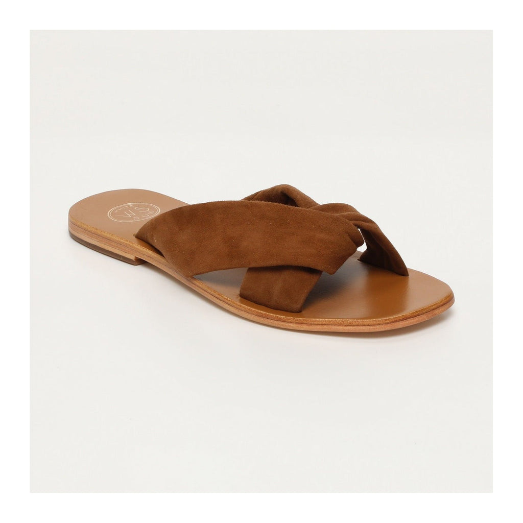 White Sun - Mules Bansari - Ante de cabra camel - Marrón