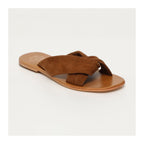 White Sun - Mules Bansari - Ante de cabra camel - Marrón