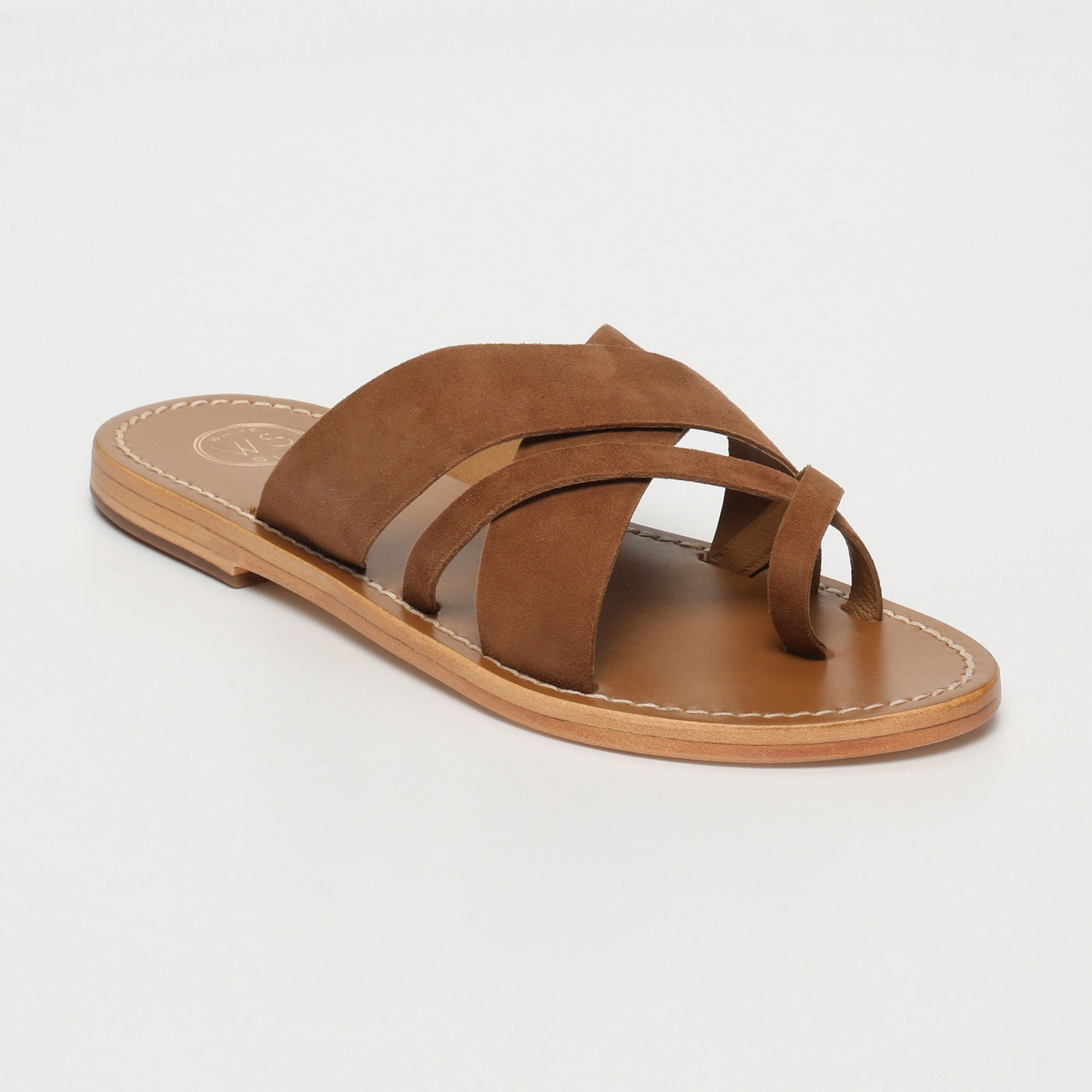 White Sun - Mules Tasneem - Ante de cabra camel - Marrón