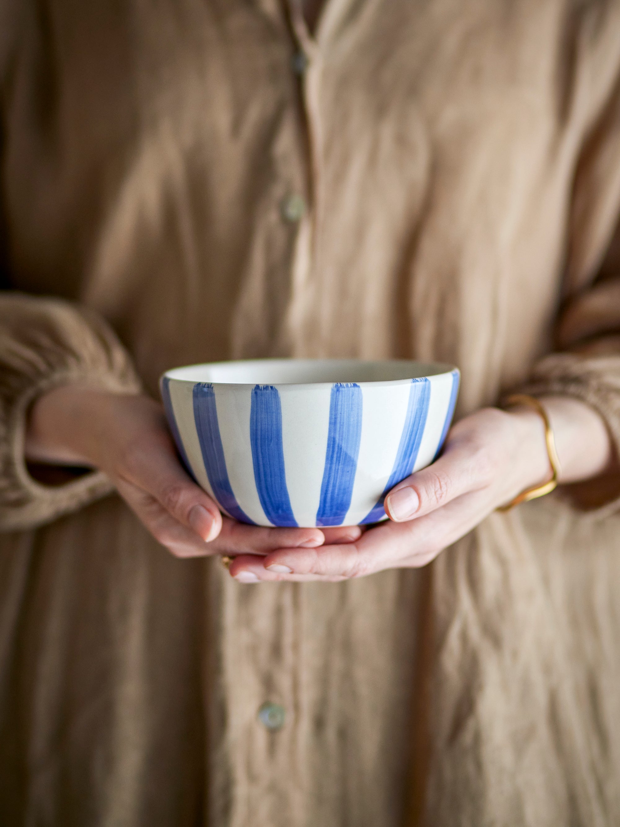 Begonia - Cuenco - Azul - Gres