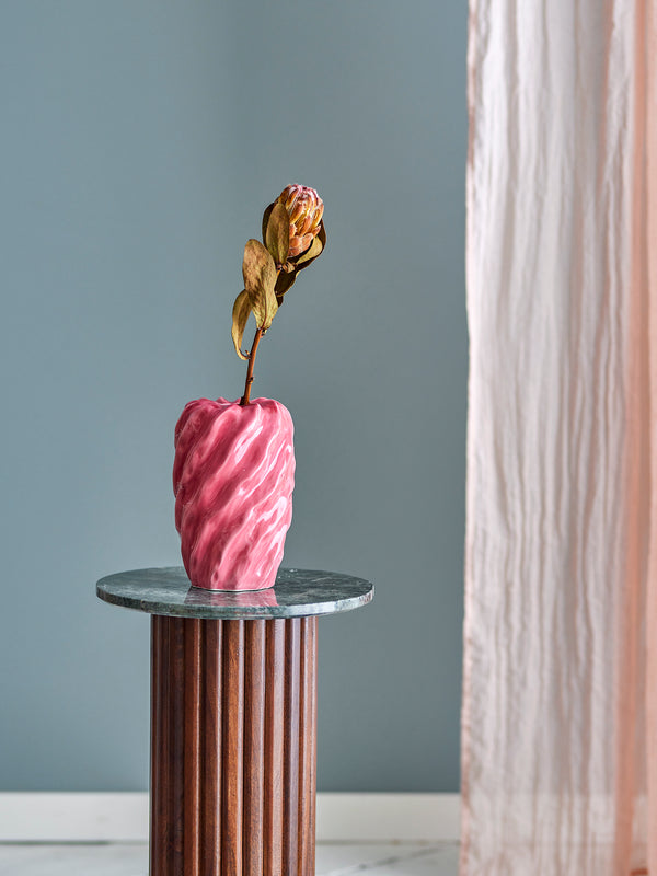 Rowena - Vase - Rose Poudré - Grès