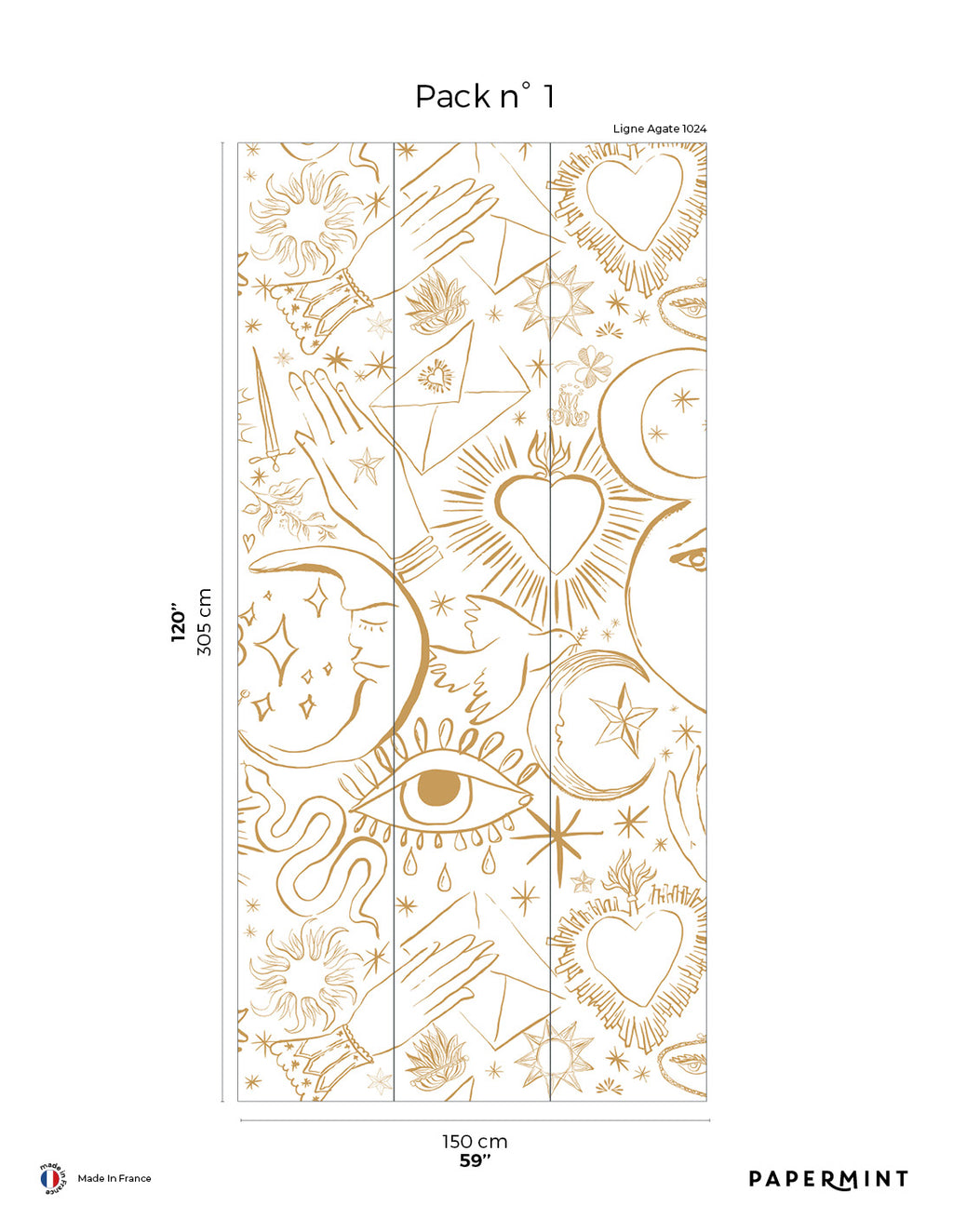 Mystic Wall Mural - Agate
