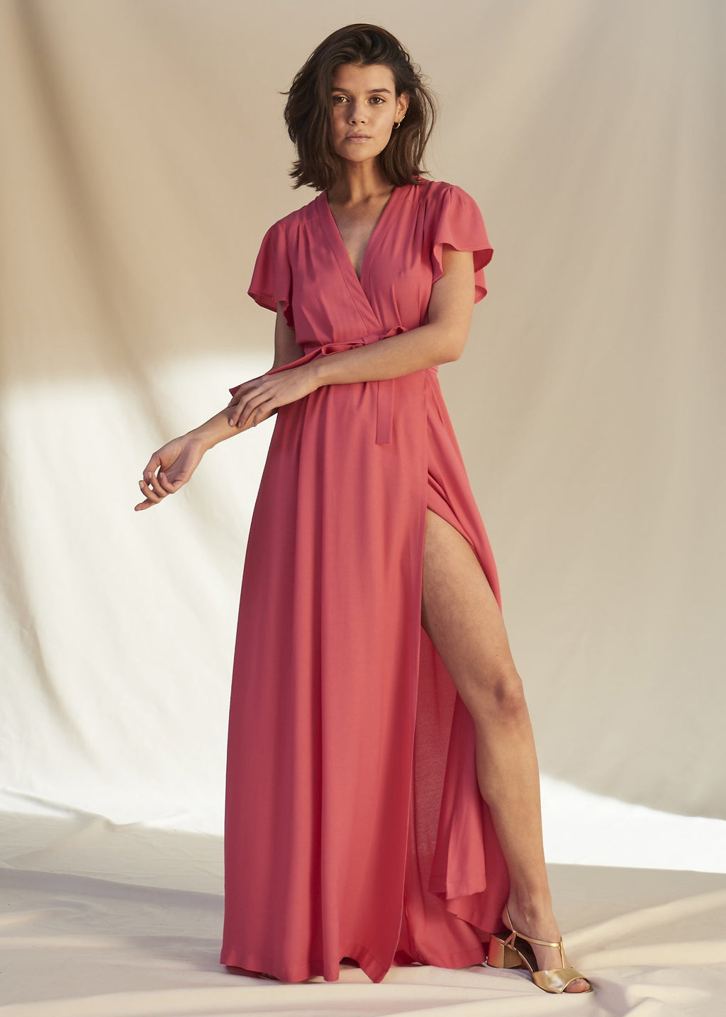 Paola Coral Dress