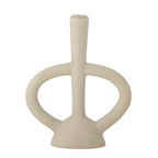 Ramina - Candle Holder - White - Polyresin
