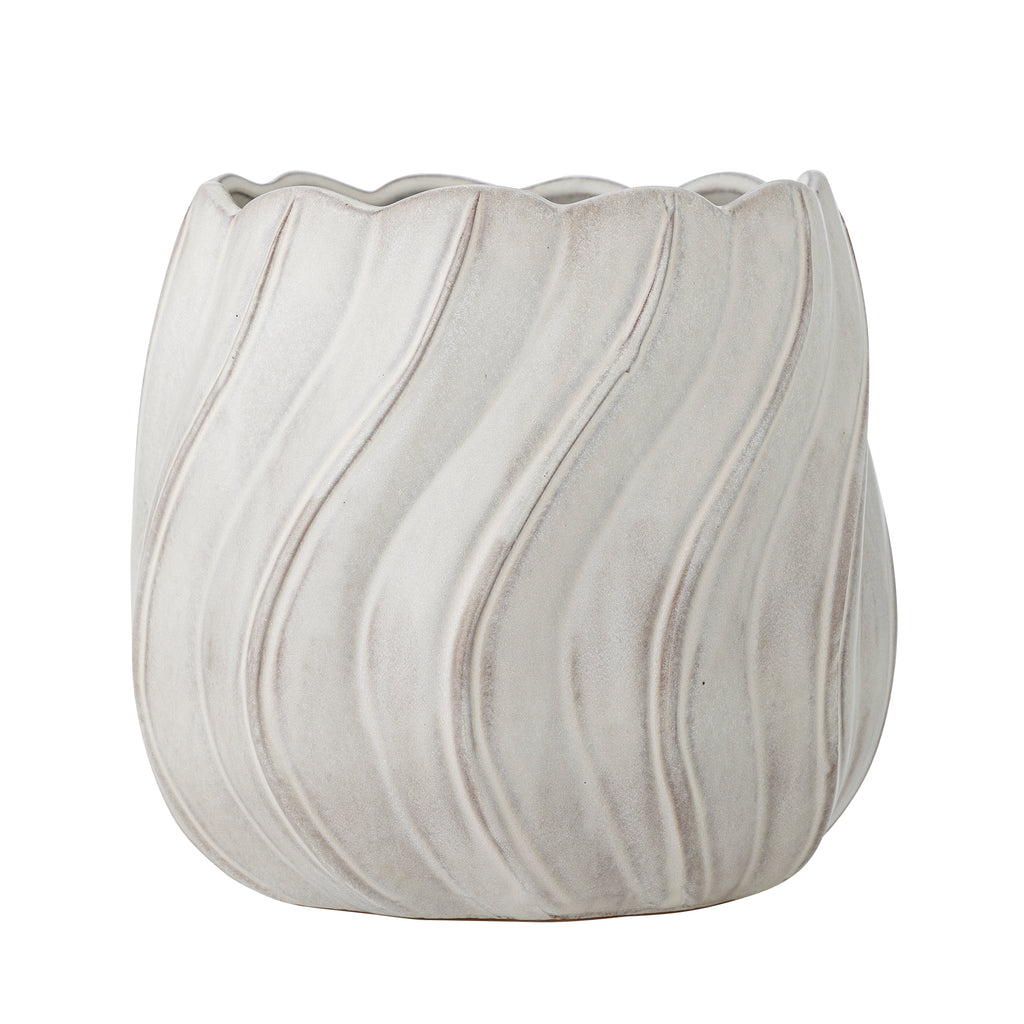 Isidora - Maceta - Blanco - Gres