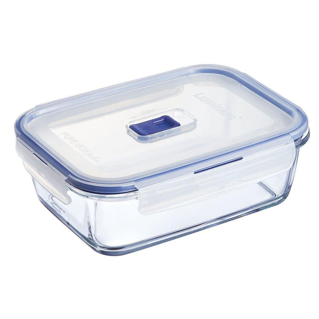 2 Boites De Conservation Rectangulaires - 122cl - Pure Box Active