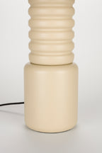 Six - Lámpara De Mesa - Hierro - Beige