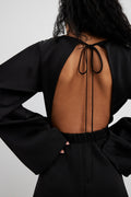 Robe Dos Ouvert Noir