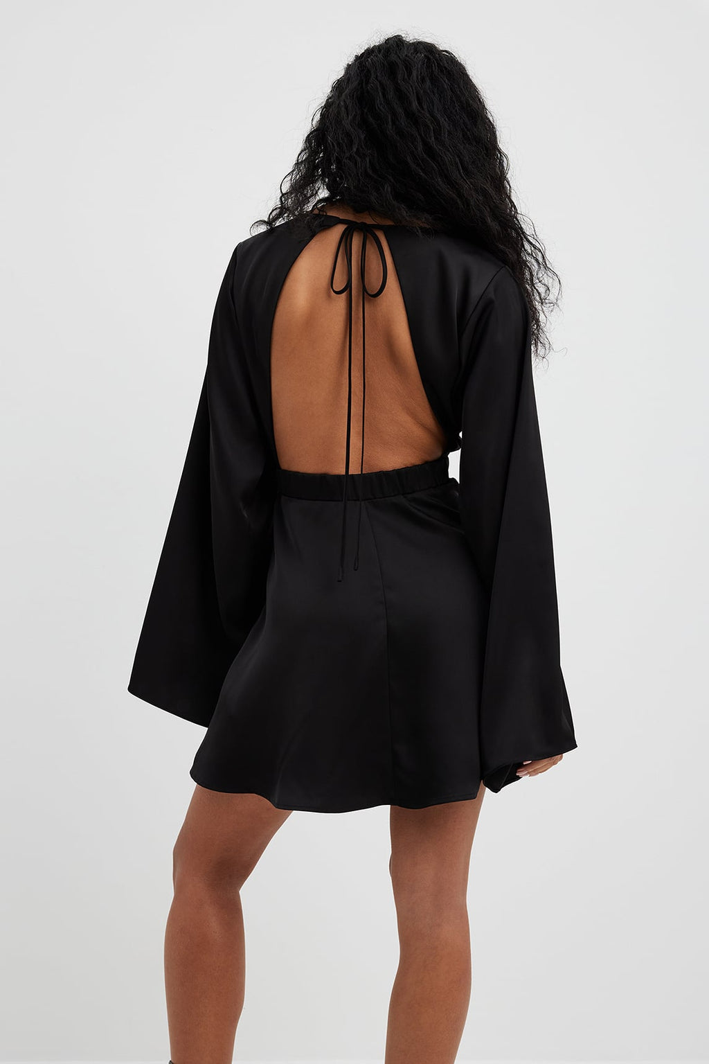 Robe Dos Ouvert Noir