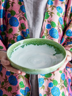 Prim - Fuente de Servir - Verde - Gres