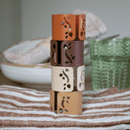Coffret De 4 Ronds De Serviette En Métal - Multicolore