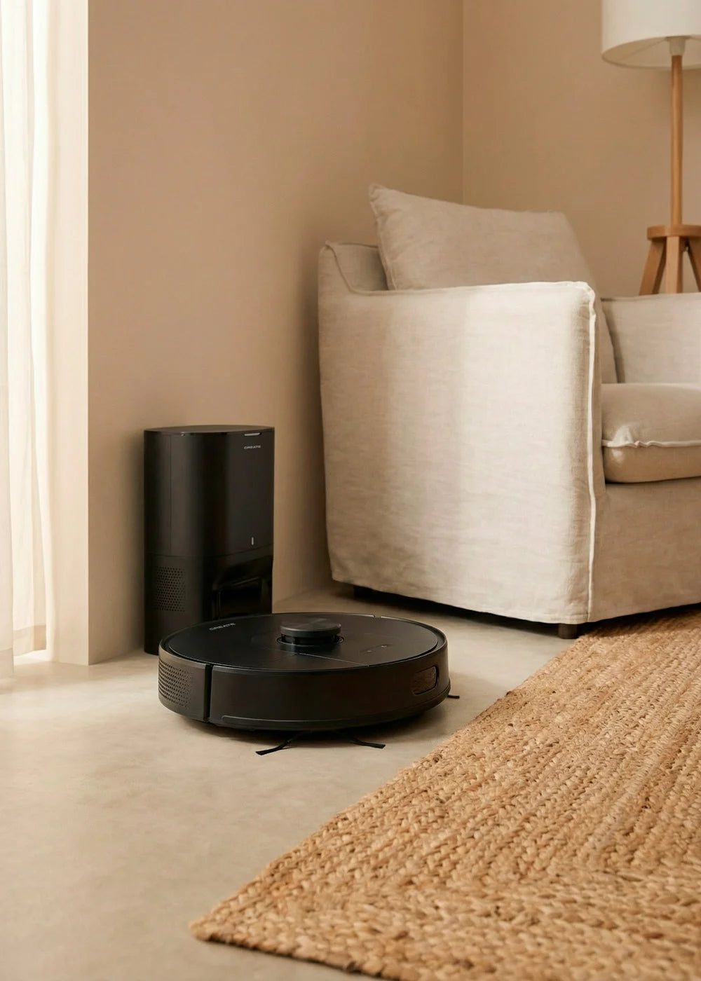 Netbot LS80 - Robot Aspirateur Intelligent 8000 Pa Avec Fonction Serpillière & Base De Vidange Automatique