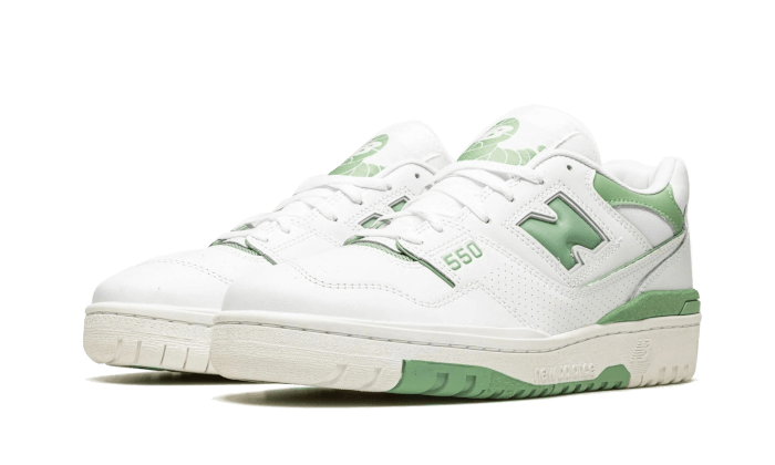 New Balance - 550 White Mint Green - Blanc
