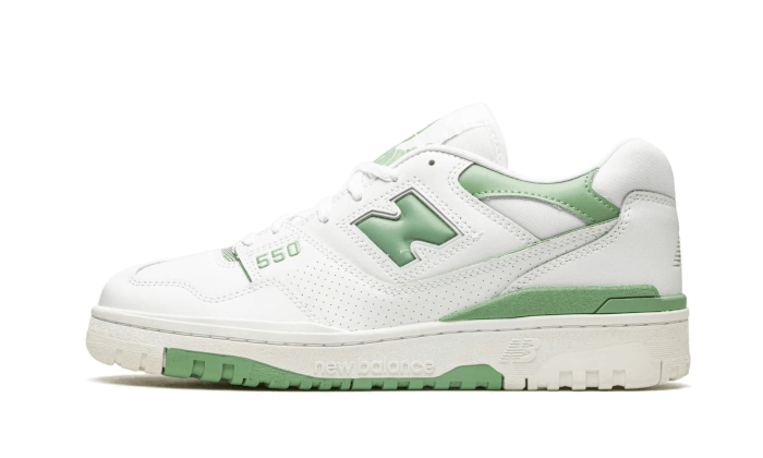 New Balance - 550 White Mint Green - Blanc