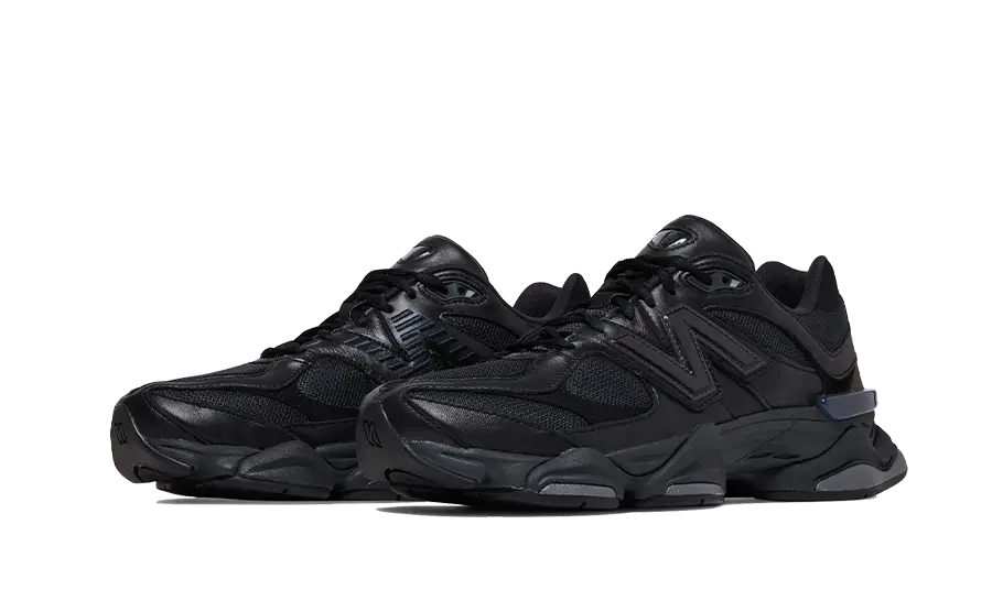 New Balance - 9060 Triple Black Leather - Noir
