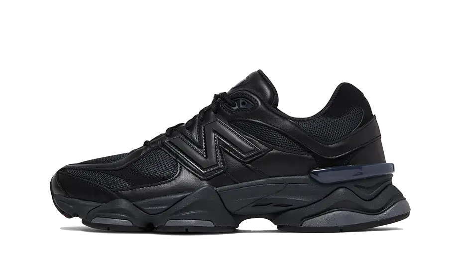 New Balance - 9060 Triple Black Leather - Noir