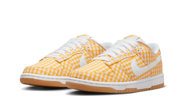 Nike - Dunk Low Yellow Gingham - Jaune