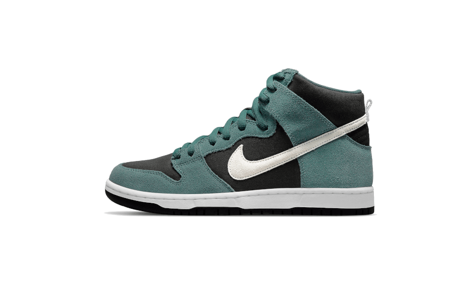 Nike - Nike Sb Dunk High Green Suede - Vert