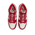 Baskets Dunk High - Blanc et Rouge