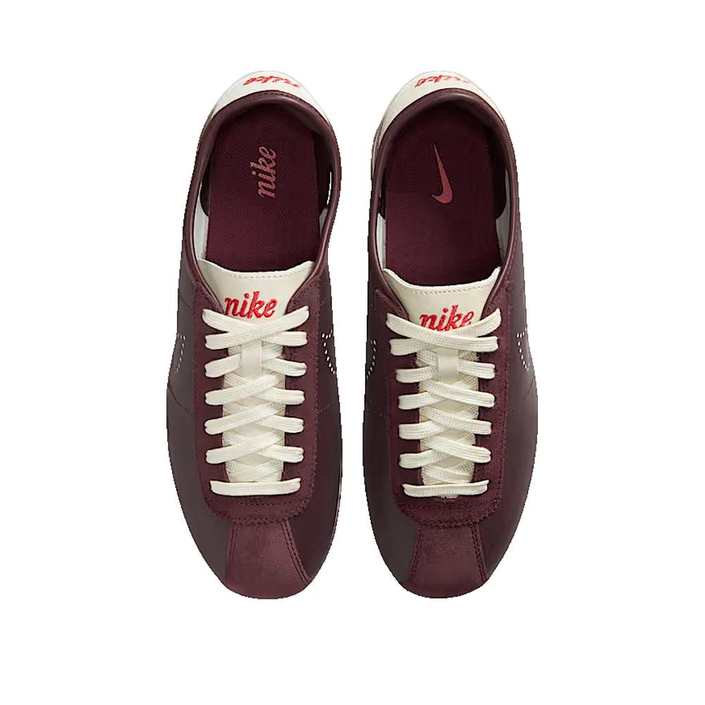 Cortez Leather Sneakers - Burgundy