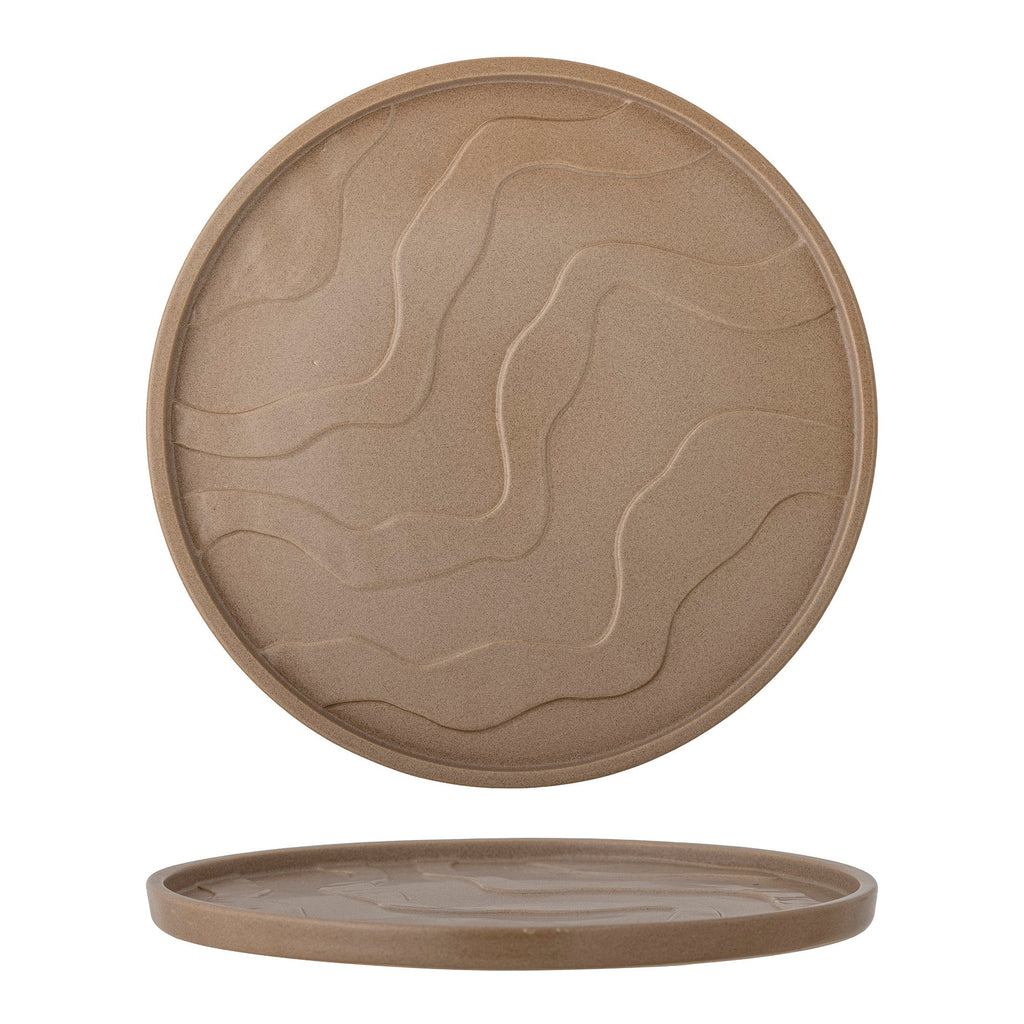 Noria - Lot de 4 Plateaux - Marron - Grès