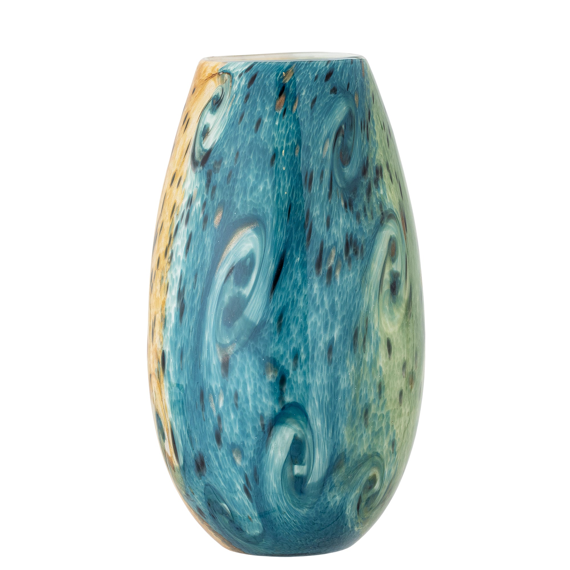 Kalian - Vase - Blue - Glass