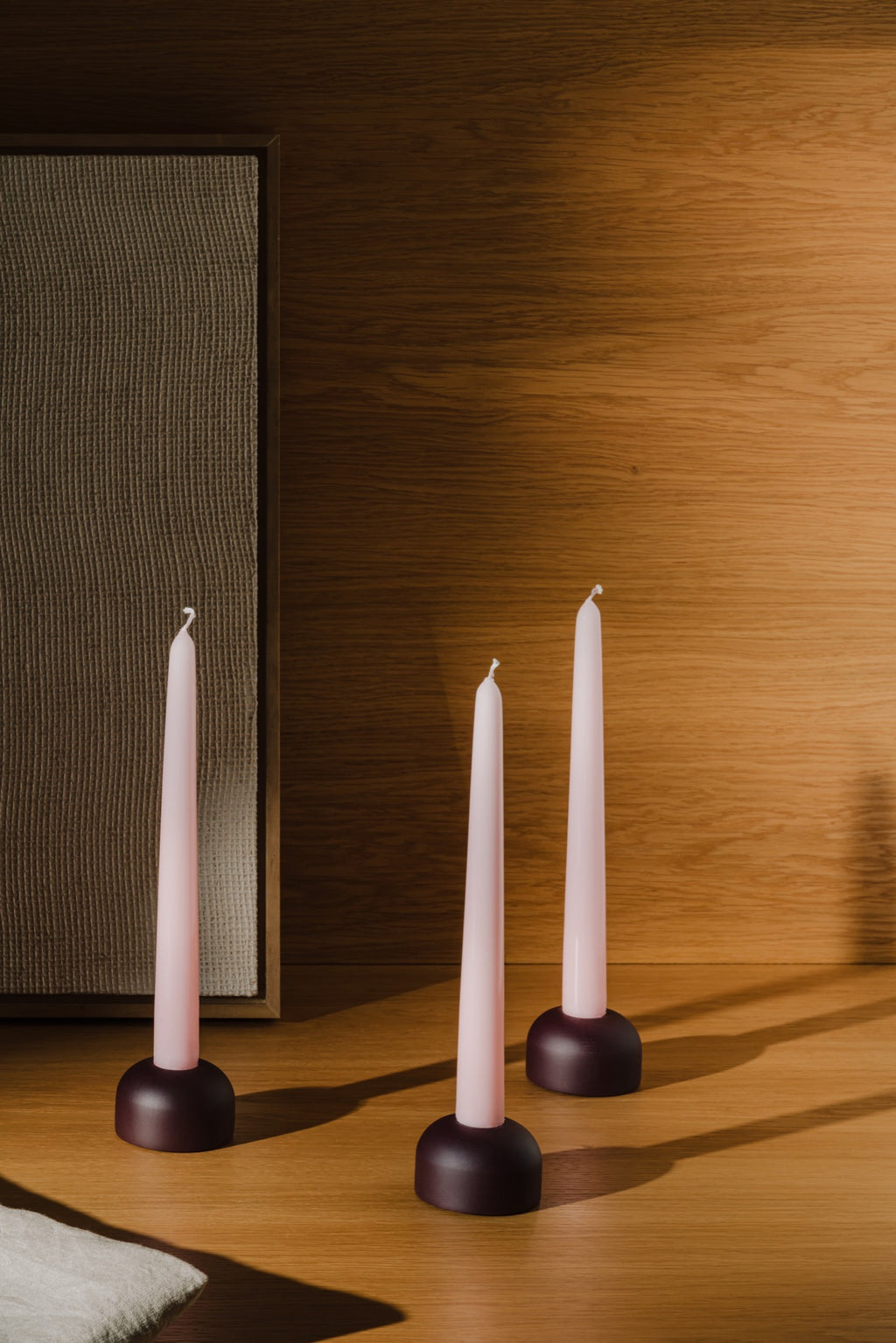 Lums Candleholder - Small - Wine Berry