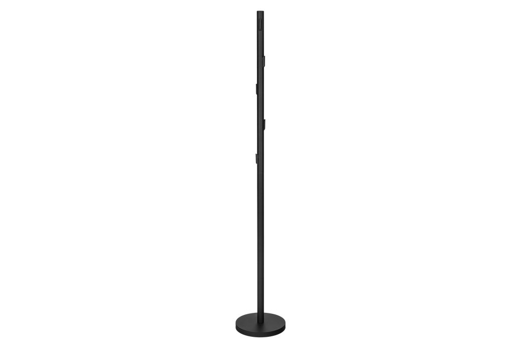 Yuko - Coat Stand - Steel - Vulcano Black