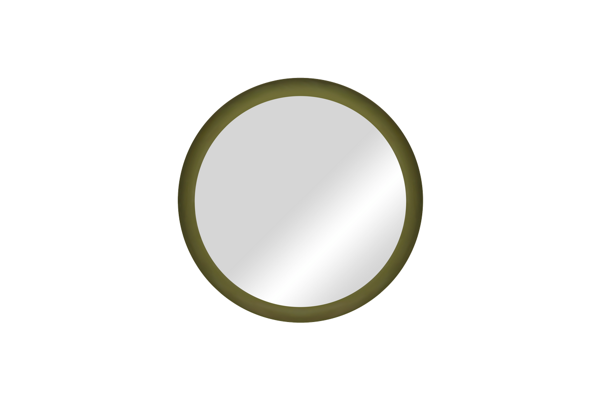 Allo - Miroir - Acier - Forest Green