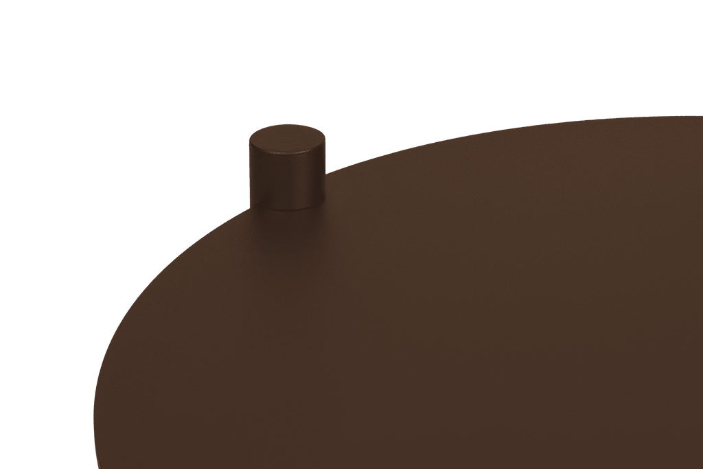 Ande - Side Table - Cocoa Brown