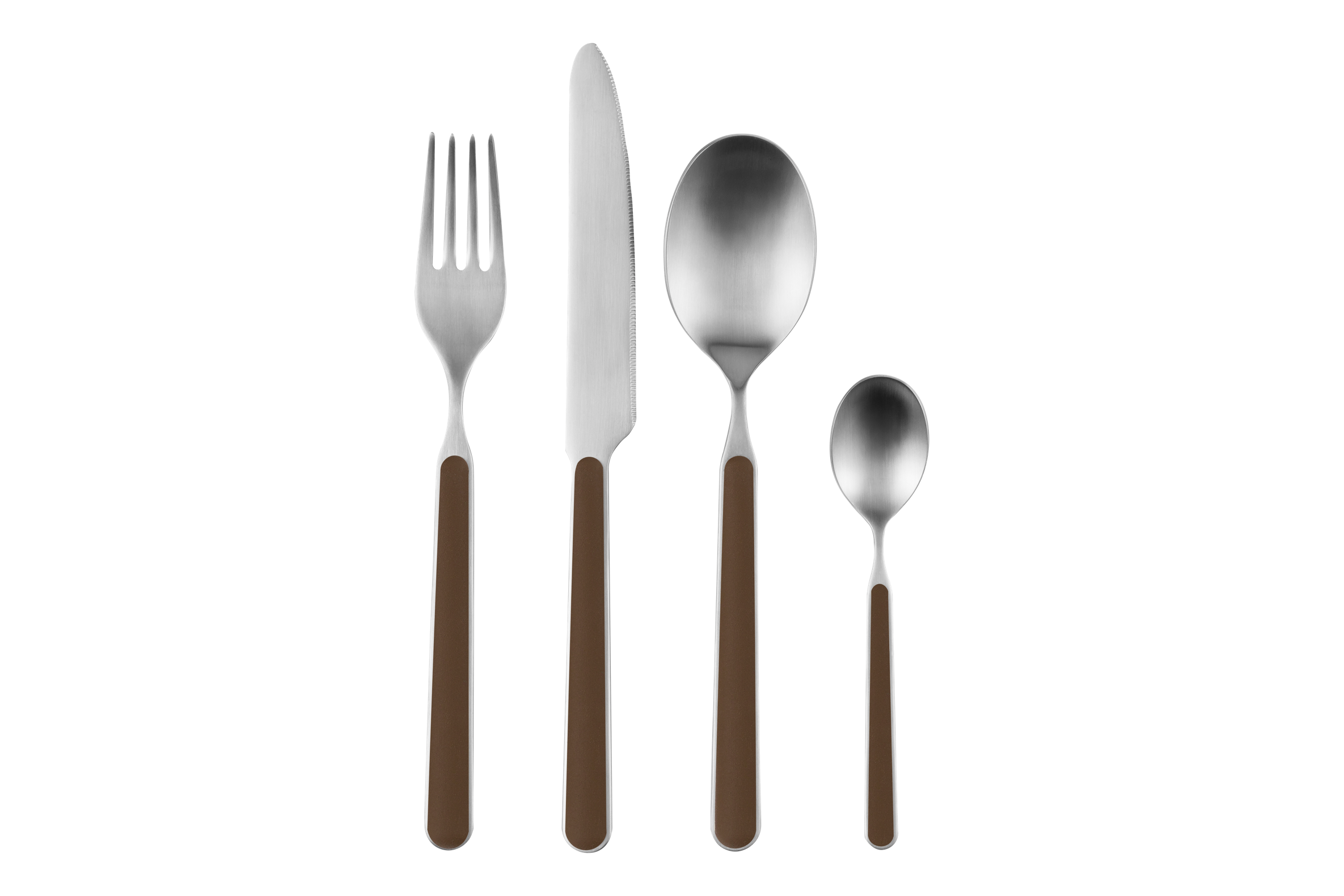 Set 4 Couverts Noli - 1 Personne - Cocoa Brown