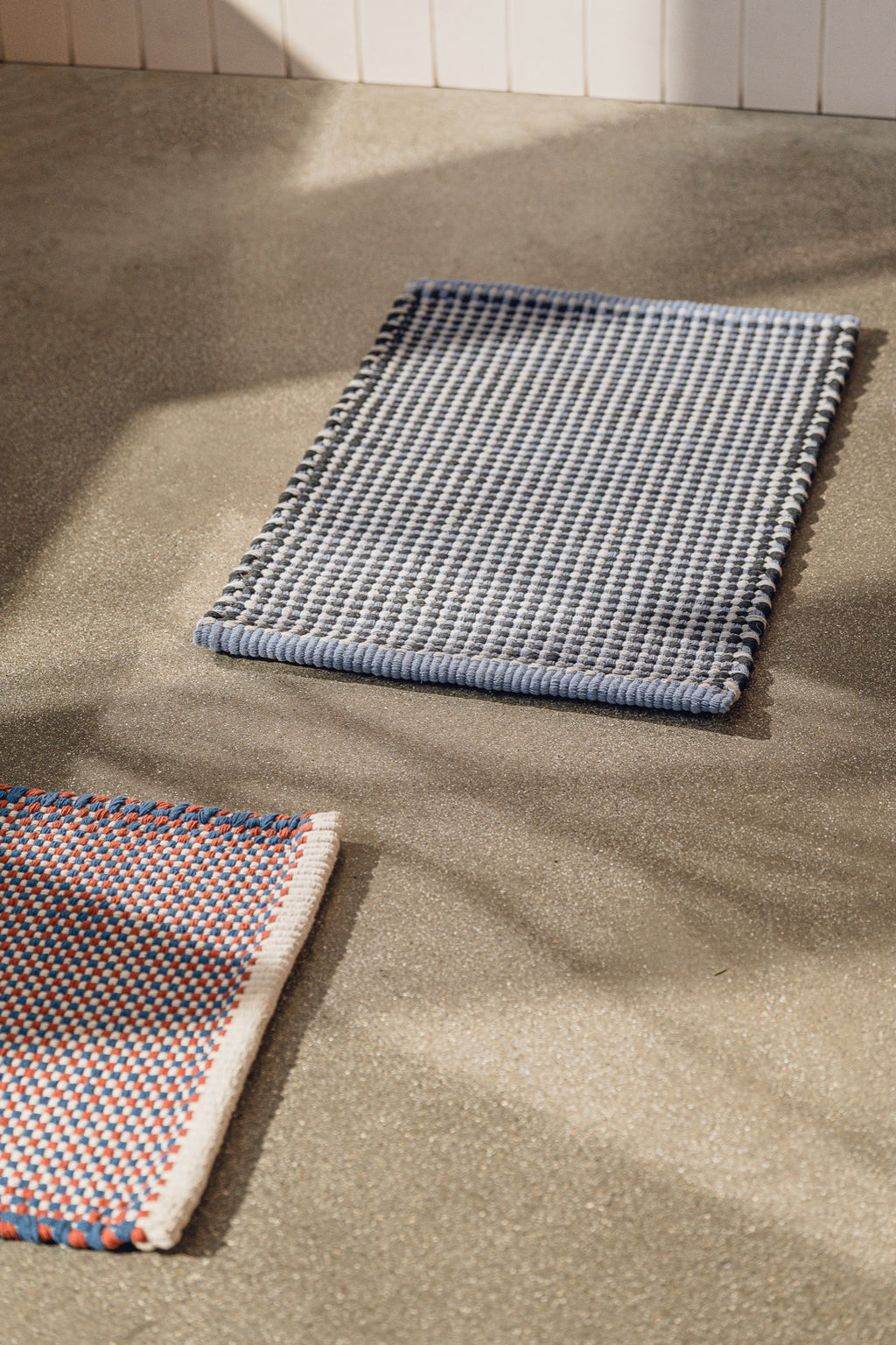 Dei Doormat - Black & Grey & Light Blue