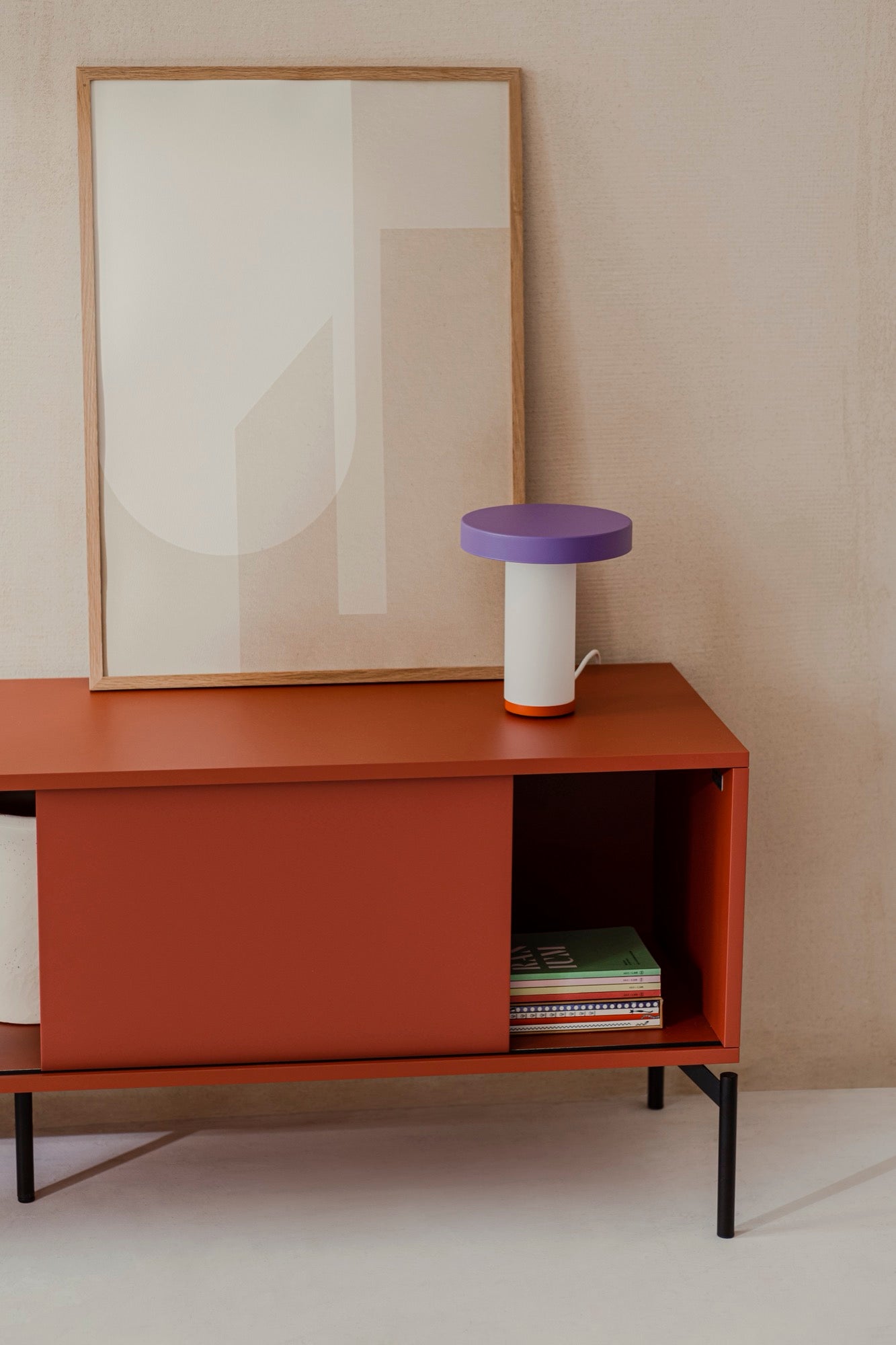 Met TV Unit - Large - Terracotta Blush