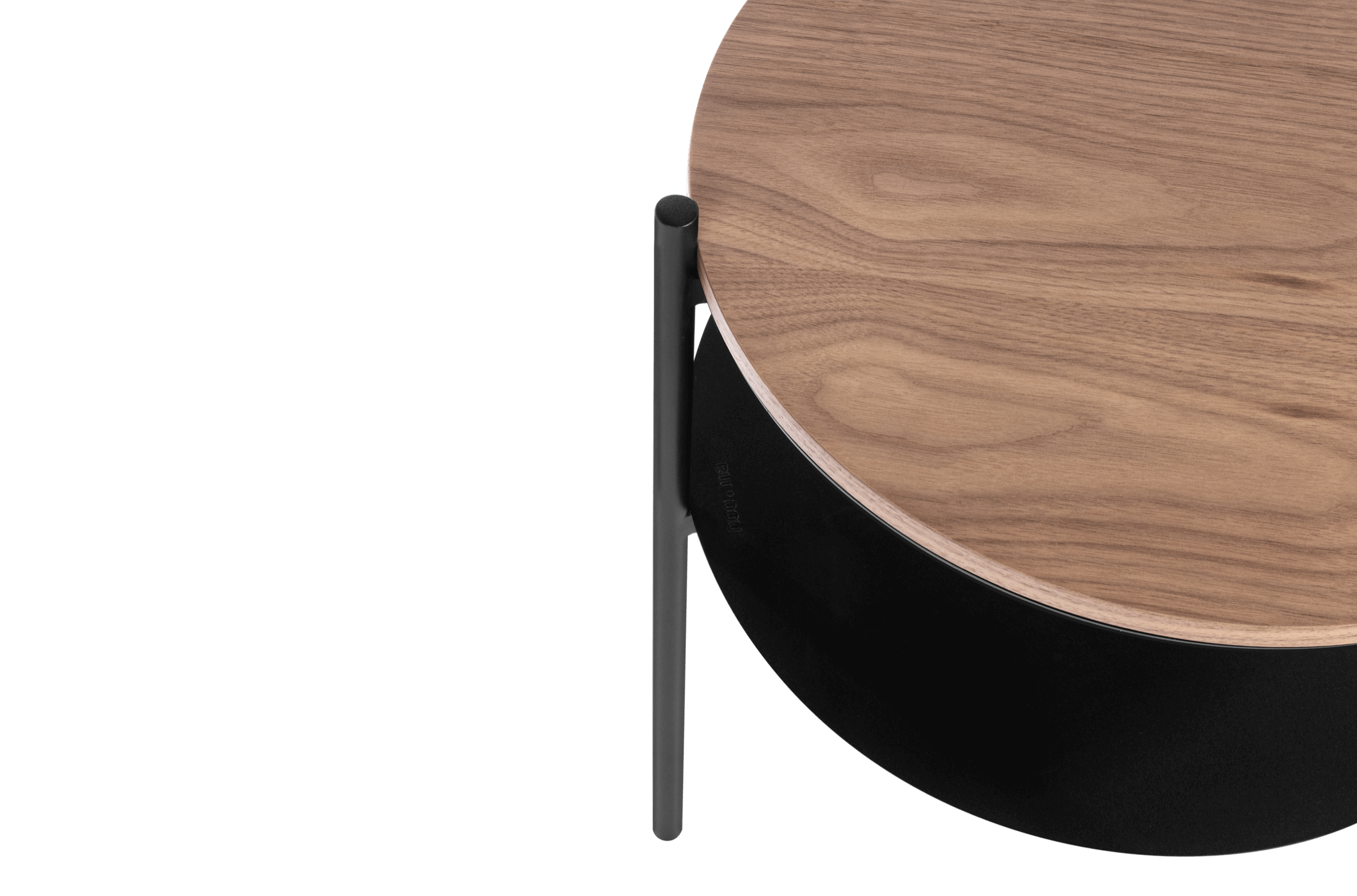 Table De Chevet Tu - Natural Walnut