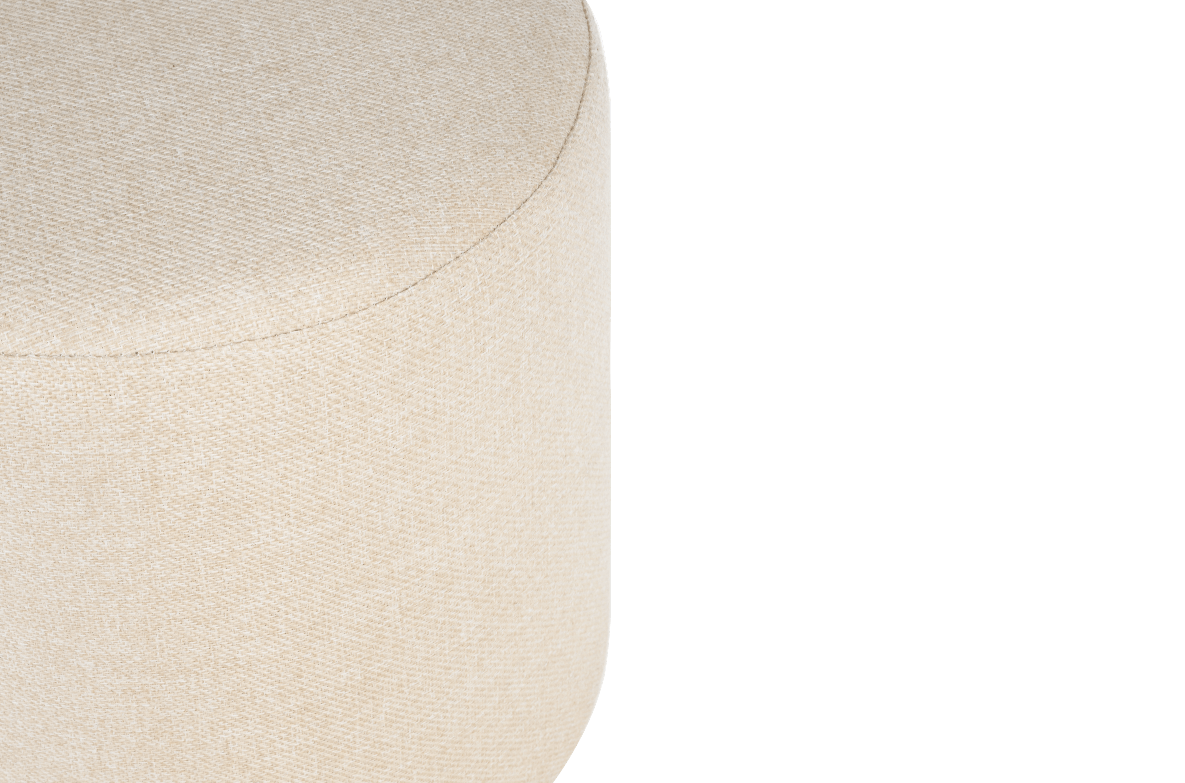 Pouf Folk - Grand - Cream Beige