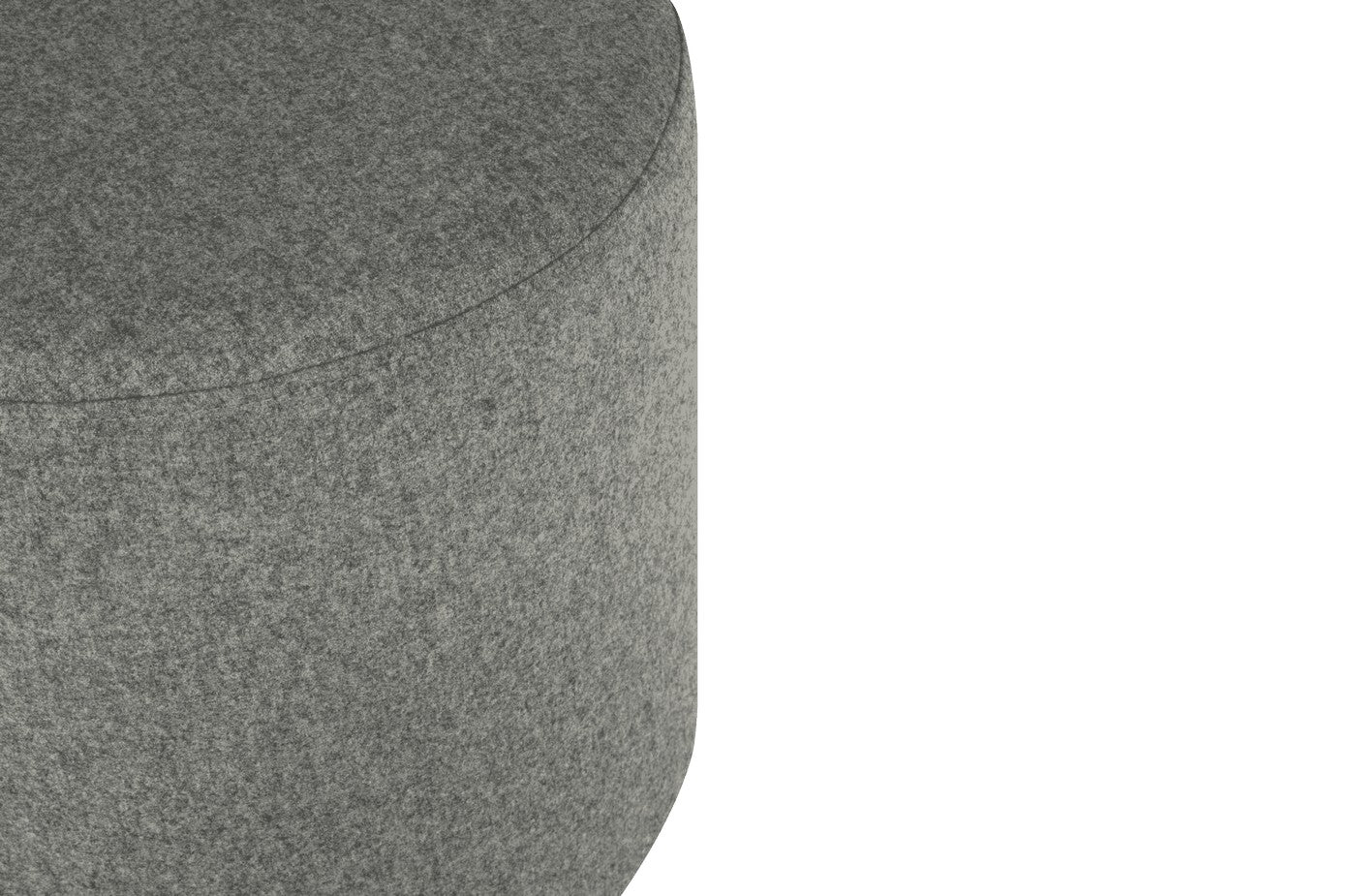 Puf Folk - Pequeño - Universal Grey Wool