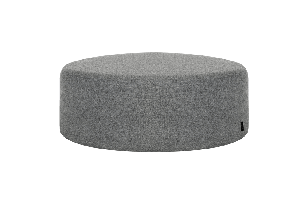 Folk Pouf - Large - Universal Grey Wool