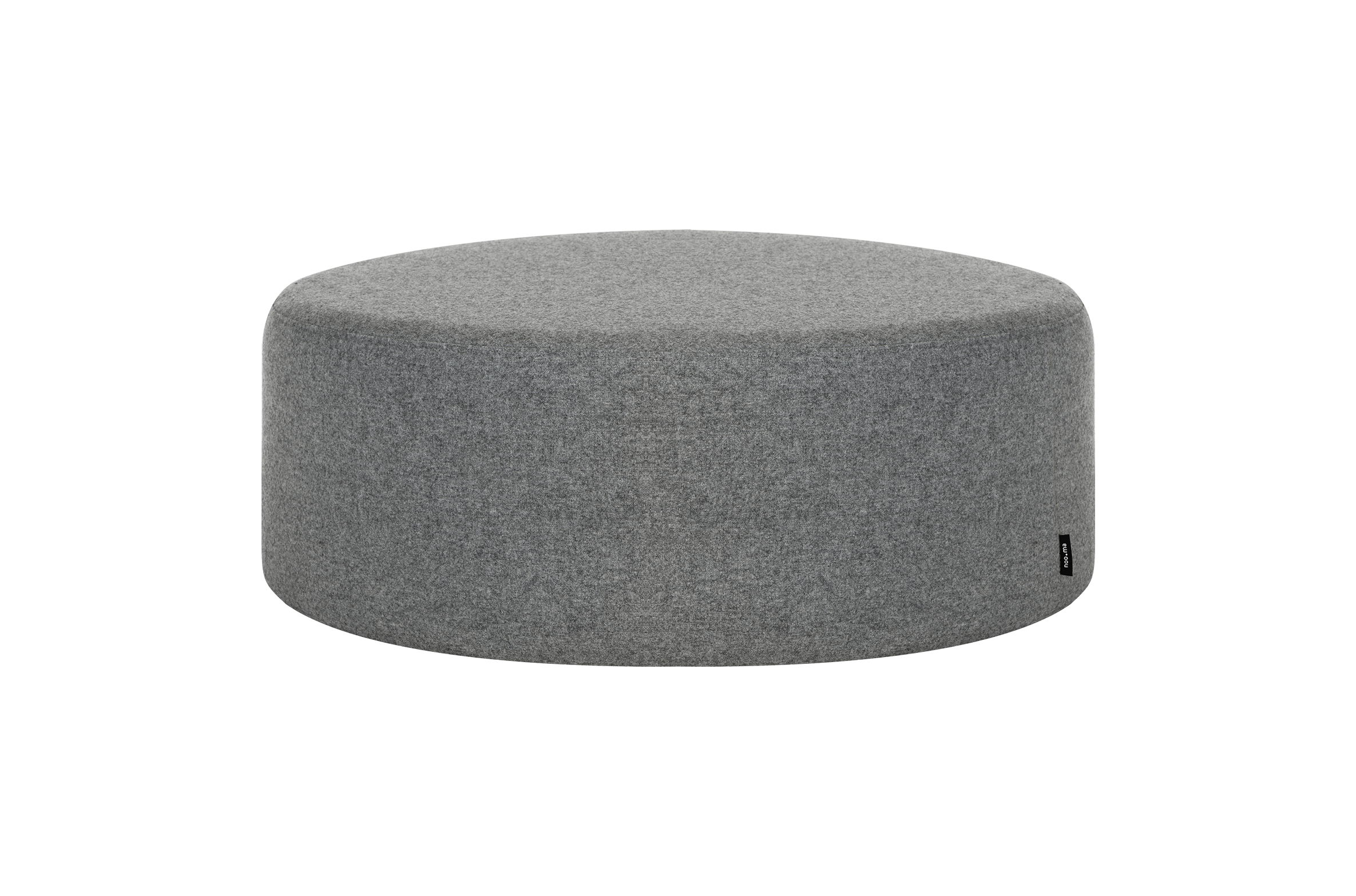 Folk Pouf - Large - Universal Grey Wool